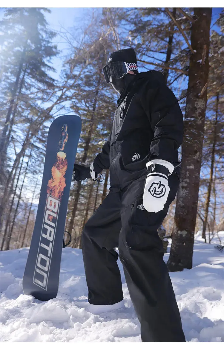 Plus Size Adult Snowboard Ski Jacket & Pants Set