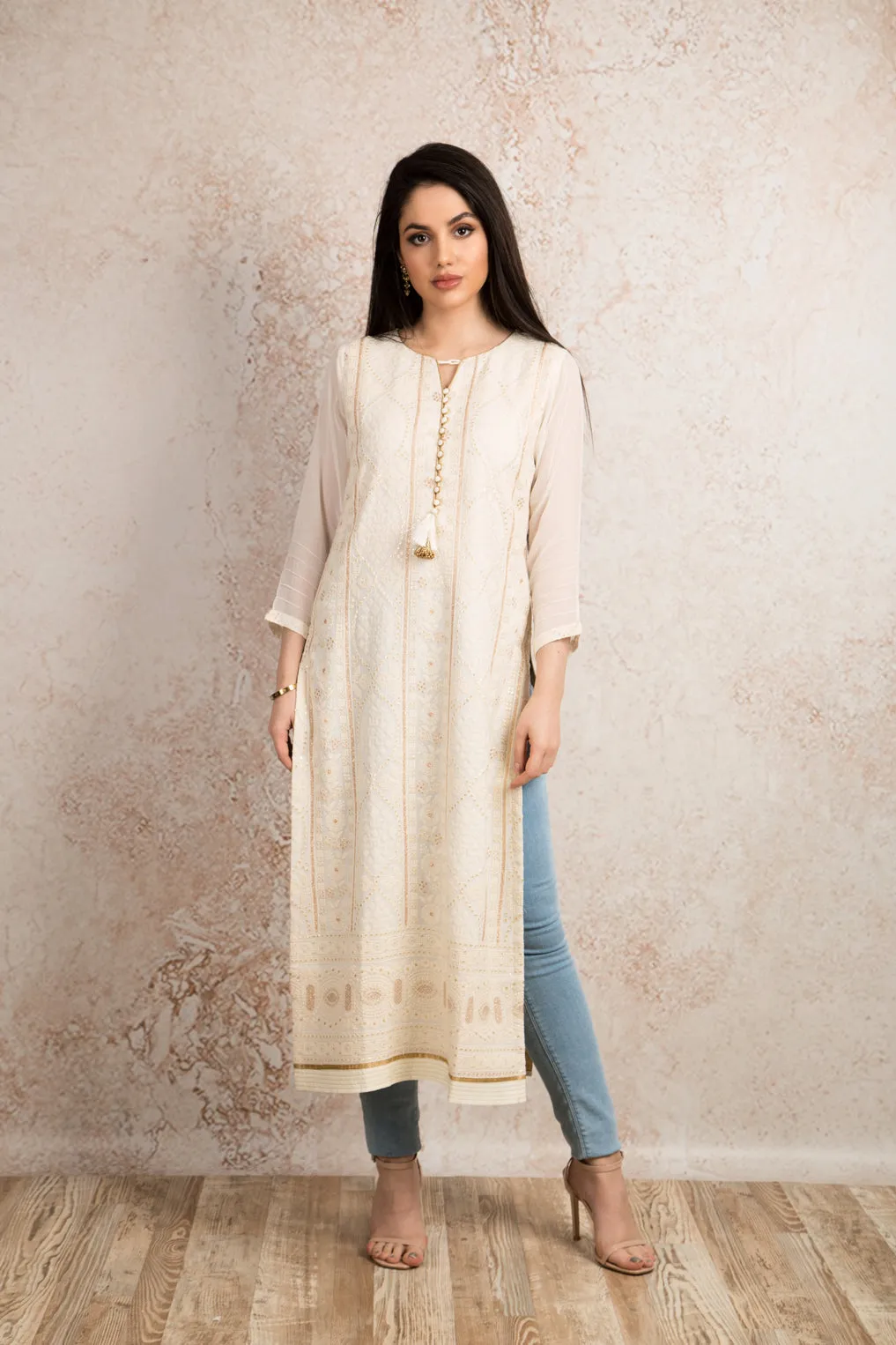 Reshamwork kurti U8_1042