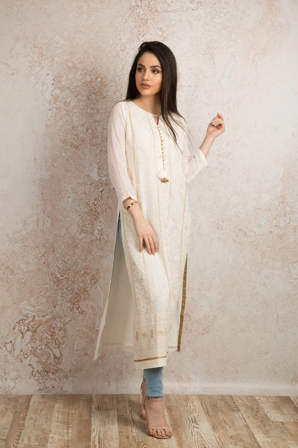 Reshamwork kurti U8_1042