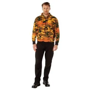 Rothco Camo Pullover Hooded Sweatshirt / Savage Orange Camo