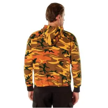 Rothco Camo Pullover Hooded Sweatshirt / Savage Orange Camo