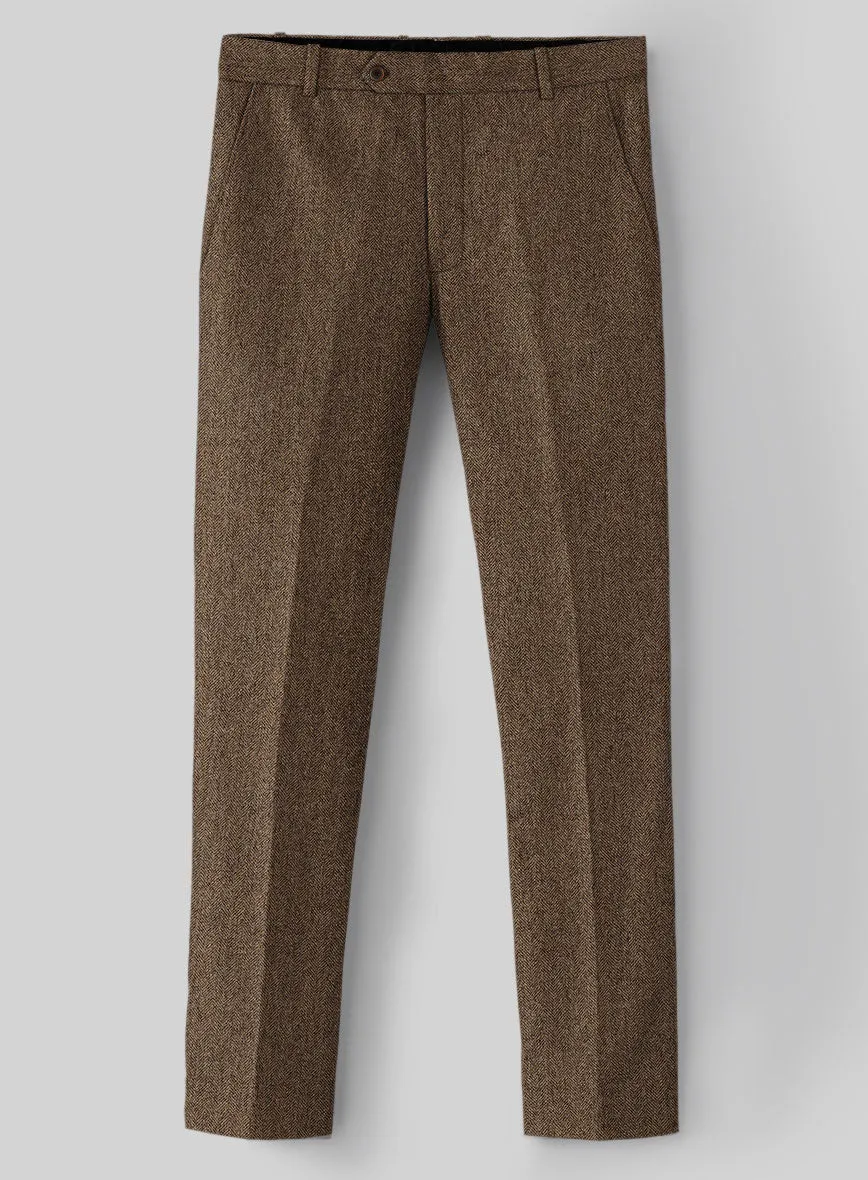 Rust Herringbone Tweed Suit