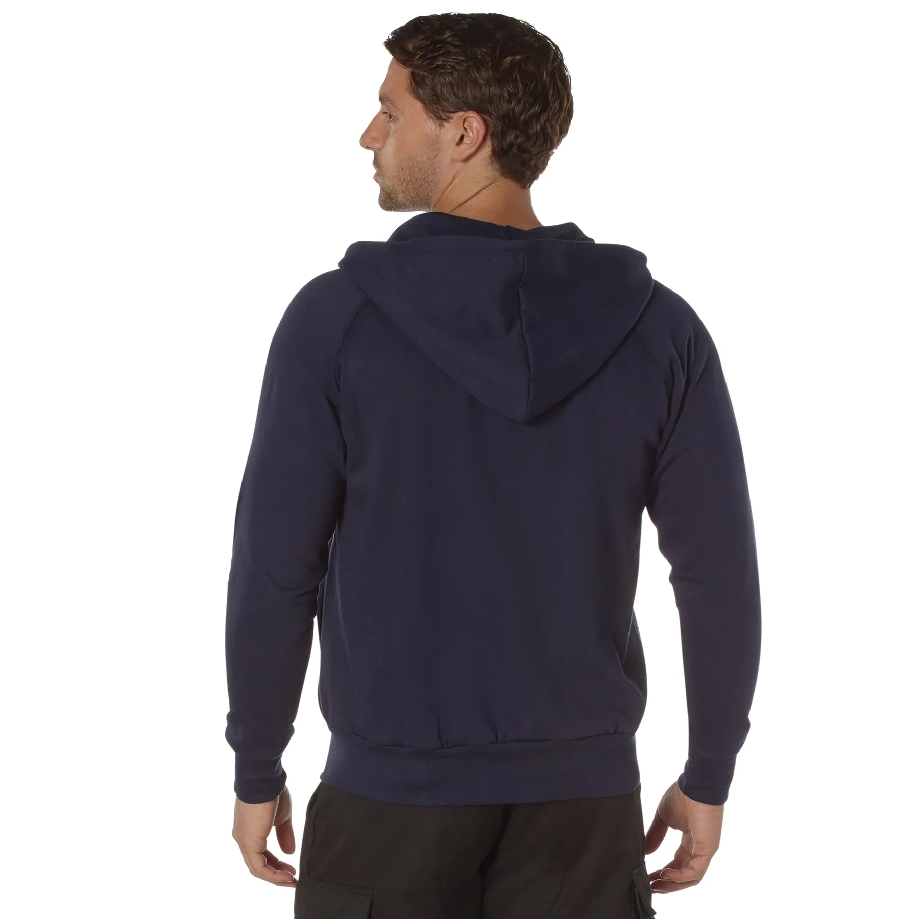 Thermal-Lined Zipper Hooded Sweatshirts