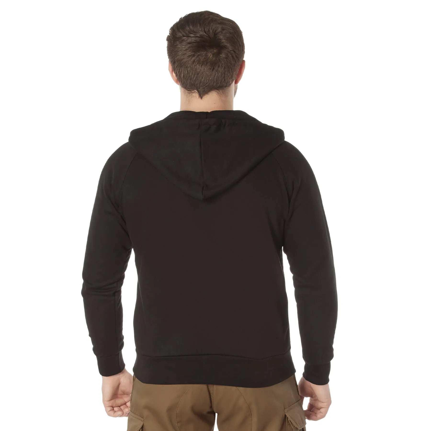 Thermal-Lined Zipper Hooded Sweatshirts