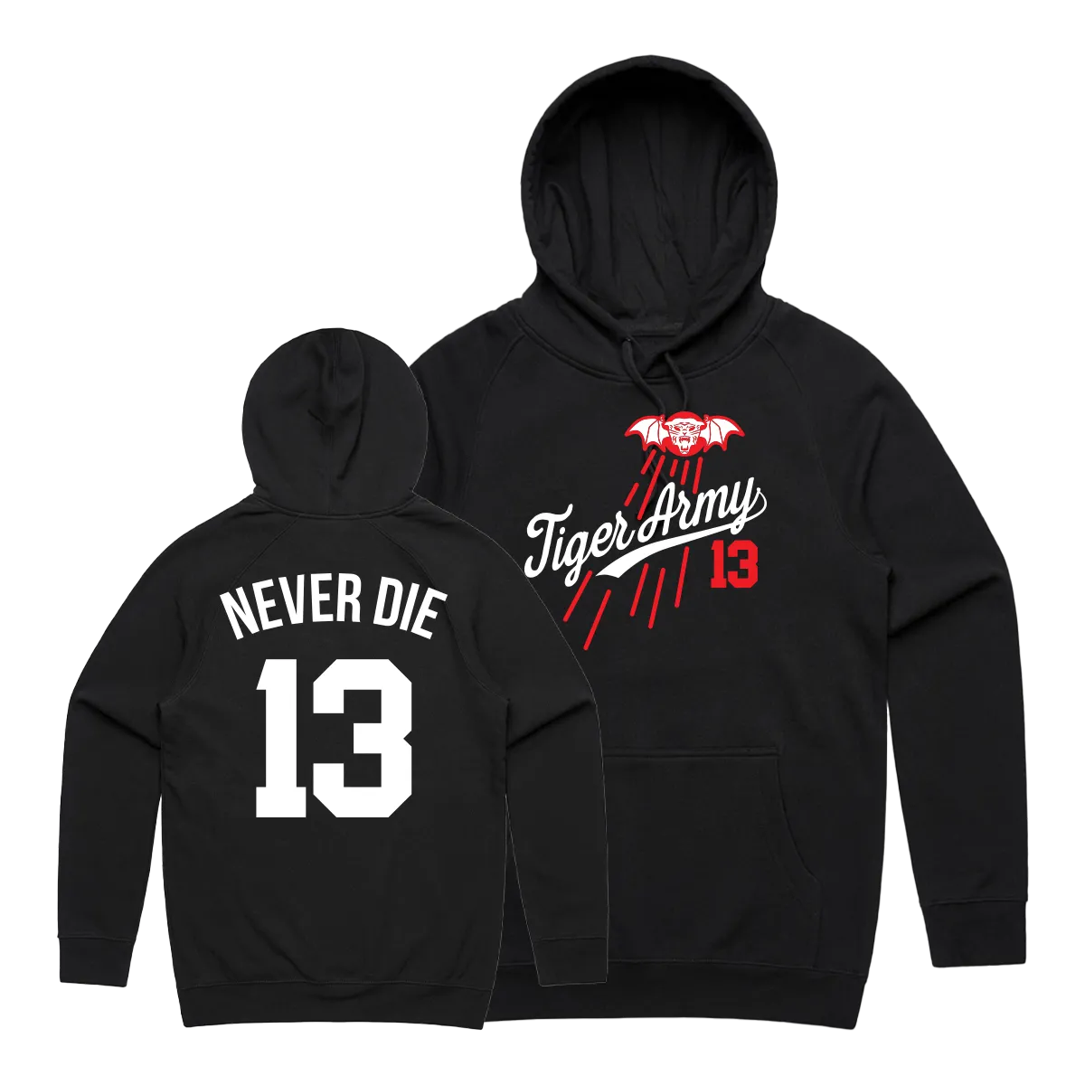 Tiger Army - LA Never Die (Black) Limited Hoodie