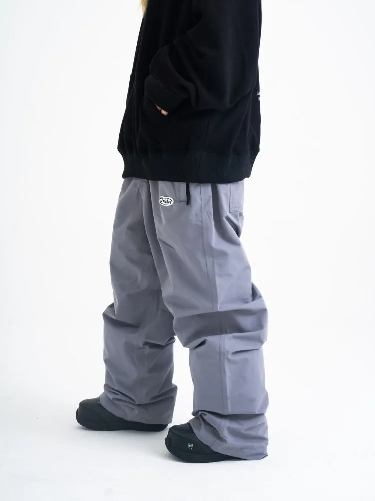 TRICKER Grey Baggy Snow Pants - Women's