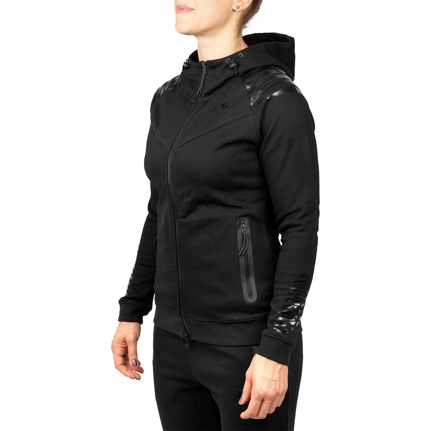 Venum Laser Hoodie - For Women - Black/Black - Exclusive