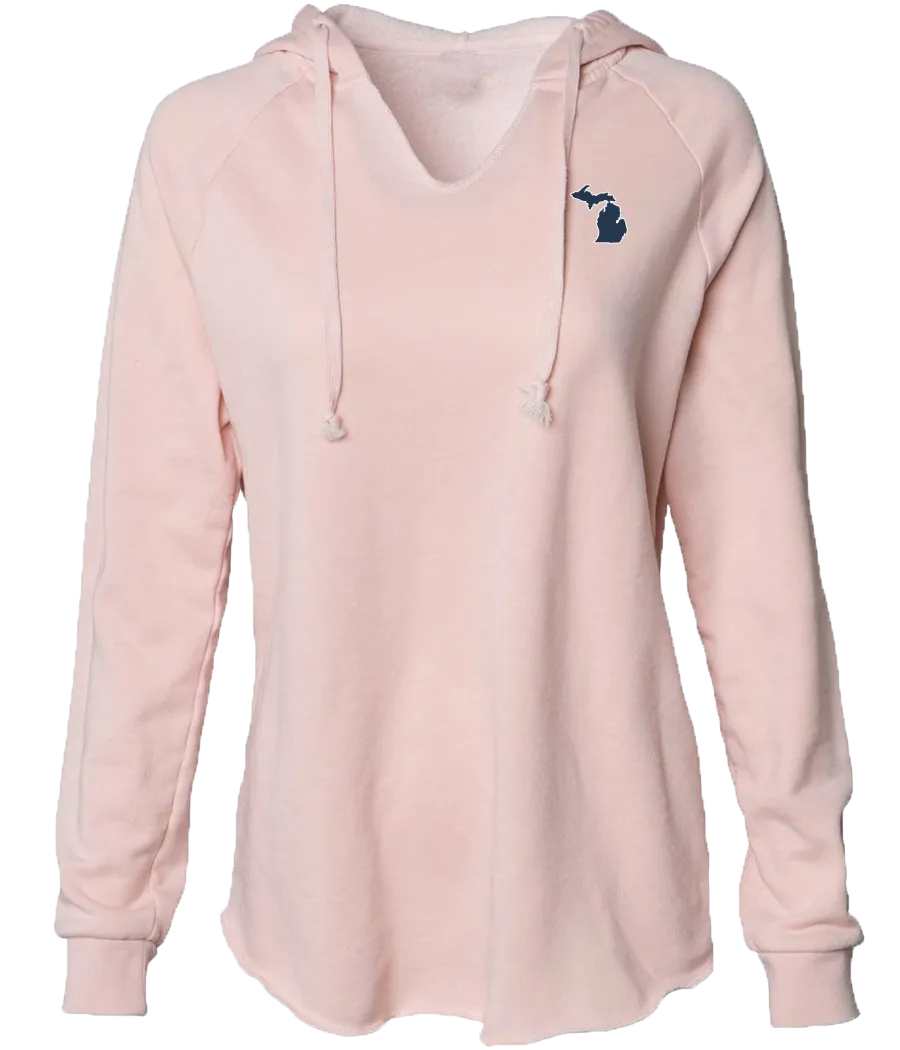 Women's Flowy V-neck Hoodie