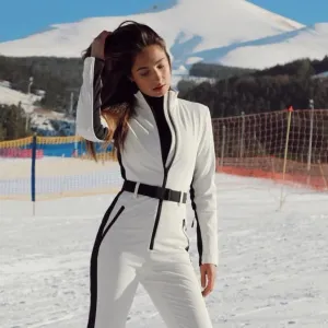 Women's Sexy One Piece Ski Suits Sli Fit Snow Jumpsuits